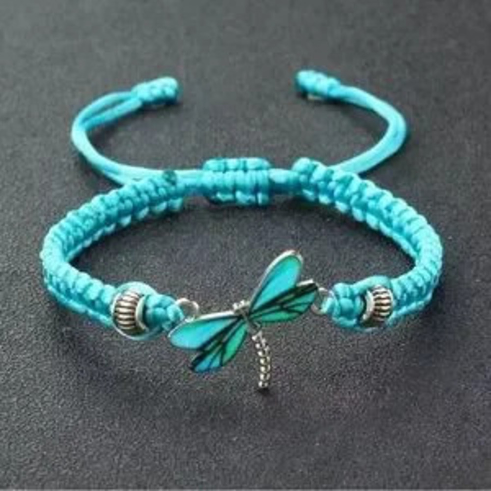 Turquoise Dragonfly Bracelet Weave
